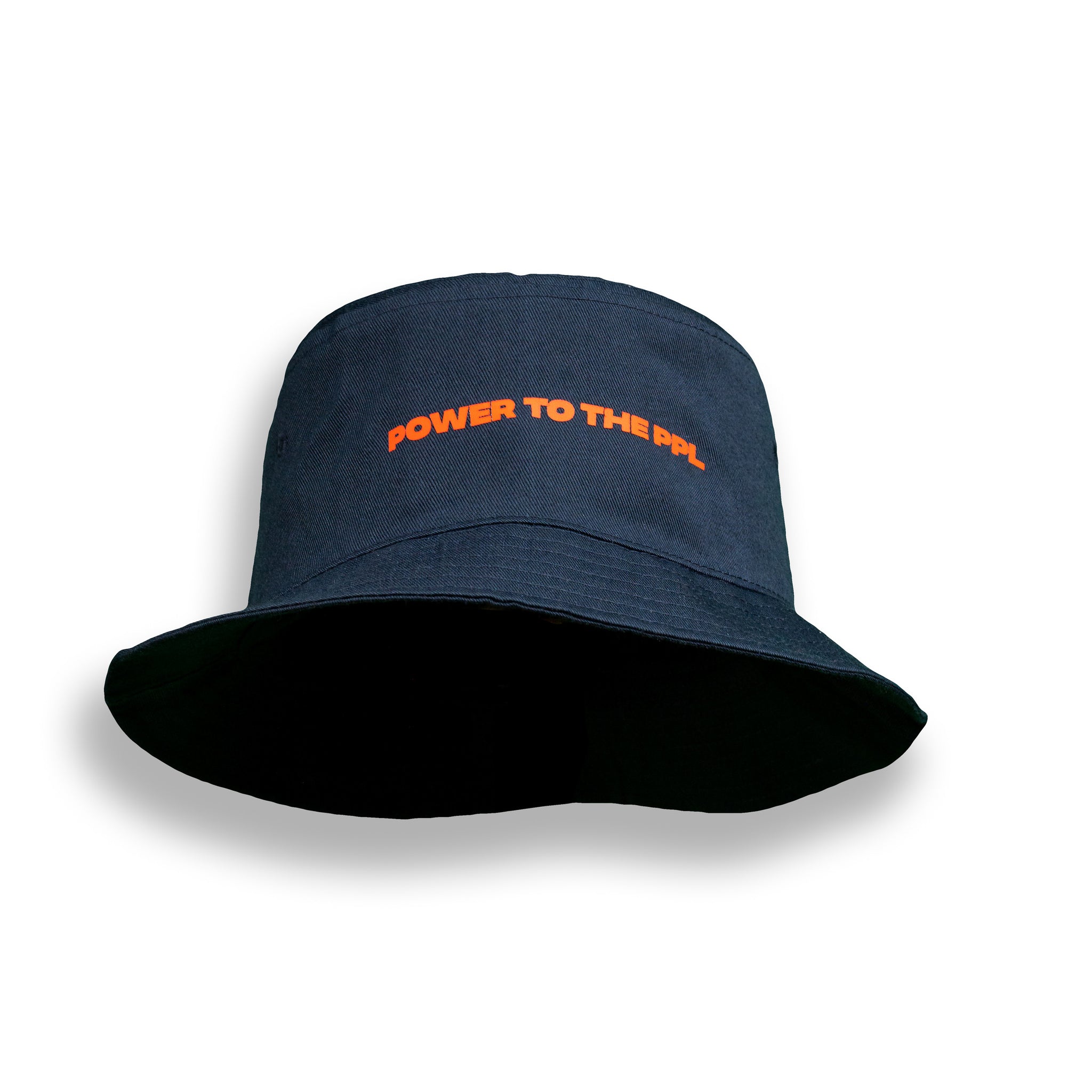 BUCKET HAT 'POWER TO THE PPL' BLUE