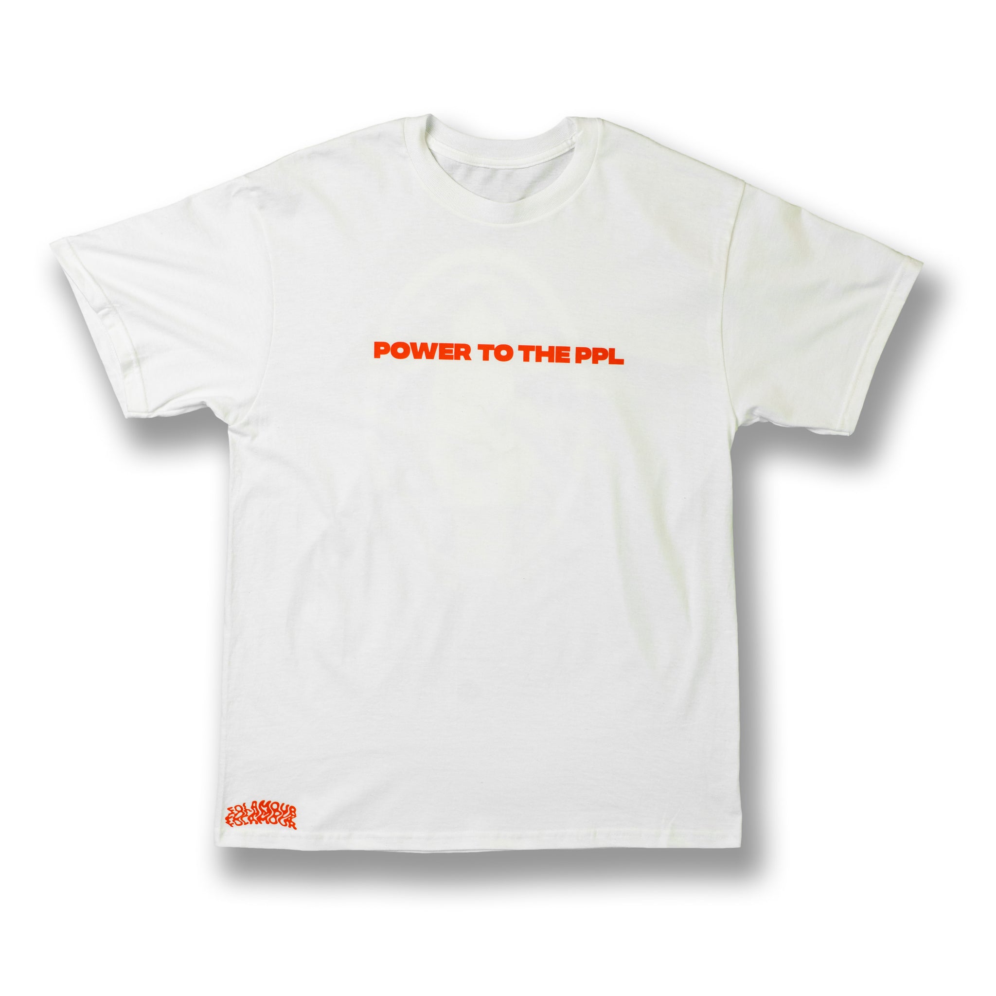 TEE 'POWER TO THE PEOPLE' WHITE
